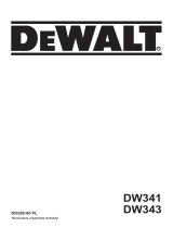 DeWalt DW343K Instrukcja obsługi