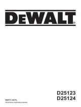 DeWalt D25123K Instrukcja obsługi