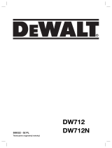 DeWalt DW712 Instrukcja obsługi