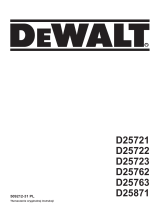 DeWalt D25871K Instrukcja obsługi