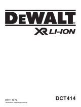 DeWalt DCT414 Instrukcja obsługi