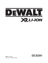 DeWalt DCS391 Instrukcja obsługi