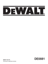 DeWalt DE0881 Instrukcja obsługi