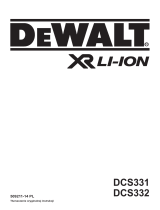 DeWalt DCS332 Instrukcja obsługi