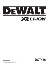 DeWalt DCT416 T 1 Instrukcja obsługi