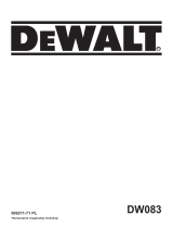 DeWalt DW083 Instrukcja obsługi