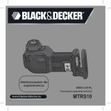 BLACK DECKER MTRS10 T1 Instrukcja obsługi