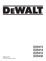 DeWalt D25430K Instrukcja obsługi