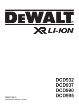 DeWalt DCD932 T 1 Instrukcja obsługi