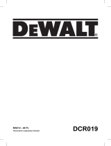 DeWalt DCR019 Instrukcja obsługi