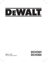 DeWalt DCH363 Instrukcja obsługi
