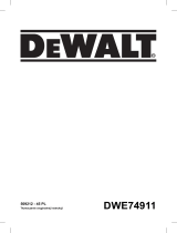 DeWalt DWE74911 Instrukcja obsługi
