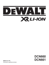 DeWalt DCN660 Instrukcja obsługi
