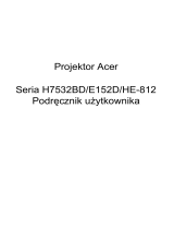 Acer H7532BD Instrukcja obsługi