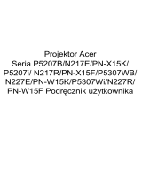 Acer P5207B Instrukcja obsługi