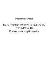 Acer P7215 Instrukcja obsługi