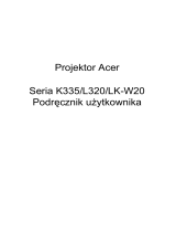 Acer K335 Instrukcja obsługi