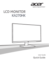 Acer KA270HK Skrócona instrukcja obsługi