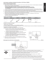 Acer ED323QUR Skrócona instrukcja obsługi