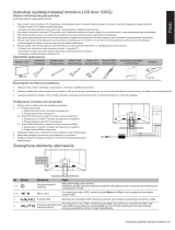 Acer ED273 Skrócona instrukcja obsługi