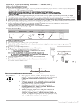 Acer ED276U Skrócona instrukcja obsługi