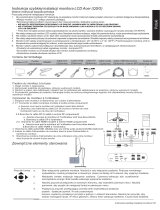 Acer ED347CKR Skrócona instrukcja obsługi