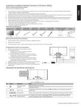 Acer ED322QA Skrócona instrukcja obsługi