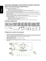 Acer CZ340CK Skrócona instrukcja obsługi