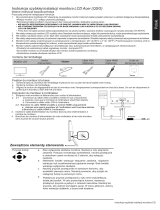 Acer ED242QR Skrócona instrukcja obsługi