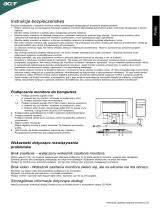 Acer G205HV Skrócona instrukcja obsługi