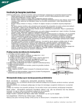 Acer G215H Skrócona instrukcja obsługi