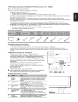 Acer G237HL Skrócona instrukcja obsługi