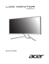 Acer BX320HK Skrócona instrukcja obsługi