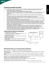 Acer H163HQ Skrócona instrukcja obsługi