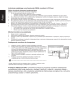 Acer VE270U Skrócona instrukcja obsługi