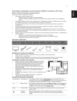Acer V243PHL Skrócona instrukcja obsługi