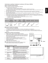 Acer R221Q Skrócona instrukcja obsługi