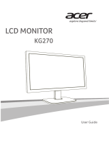 Acer KG270 Skrócona instrukcja obsługi
