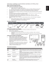 Acer S221HQL Skrócona instrukcja obsługi