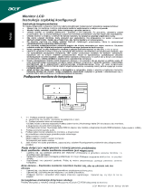 Acer S231HL Skrócona instrukcja obsługi