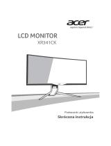 Acer XR341CK Skrócona instrukcja obsługi