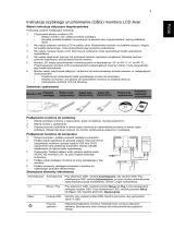 Acer B193WL Skrócona instrukcja obsługi