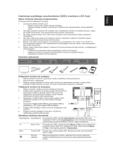 Acer B243W Skrócona instrukcja obsługi
