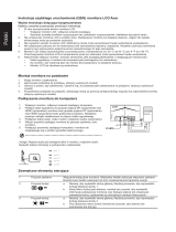 Acer VG240YU Skrócona instrukcja obsługi