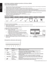 Acer B246WL Skrócona instrukcja obsługi