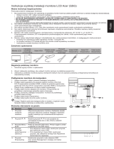 Acer SA240Y Skrócona instrukcja obsługi