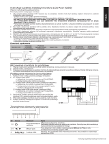 Acer VA221Q Skrócona instrukcja obsługi