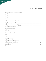 Acer X183H Instrukcja obsługi