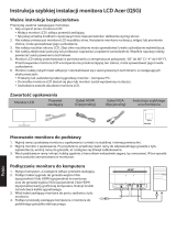 Acer EB243Y Skrócona instrukcja obsługi