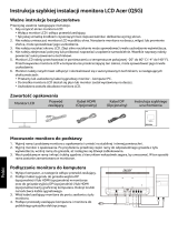 Acer EB243YU Skrócona instrukcja obsługi